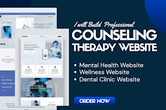 build therapy, counseling or coaching website, mental health website