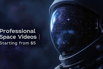 make engaging faceless videos on space and science for youtube channels