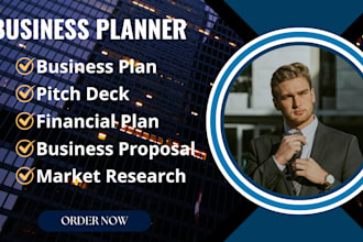 create detailed business plan, pith deck and market strategy