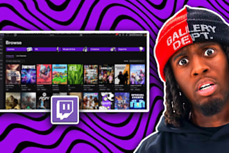 do photoshop editing for youtubers and twitch streamers