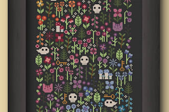 teach you how to cross stitch