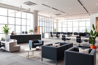 do interior design office and shop, shop and office interior