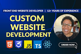 build, fix, or improve your front end website or application
