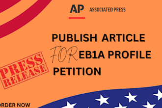 do article publication for eb1 profile on media outlets