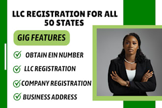 do llc registration for 50 states in the USA, register llc, obtain ein