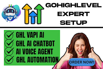 setup gohighlevel ai chatbot ghl ai voice agent vapi ai ghl funnel automation