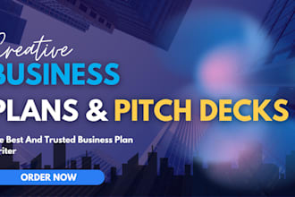 create a professional pitch deck for investors and funding