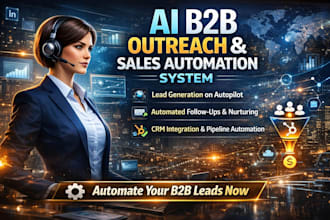 create ai b2b outreach agent for lead generation, nurturing and CRM automation