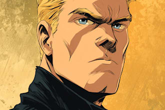 draw comic book art and illustration