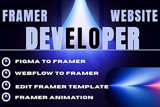 build framer website, framer landing page, business website, portfolio website