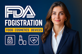 handle fda registration for food, cosmetics, and devices