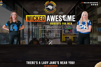 squarespace hair salon website barber shop stylist website nail lash extension