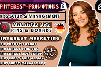 be your pinterest ads expert for shopify marketing, pin design and management