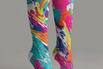 design custom and unique socks design