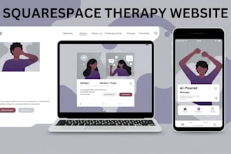 build squarespace aba therapy website wix consulting counseling website phycho