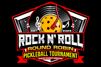 do modern professionlal custom pickleball logo