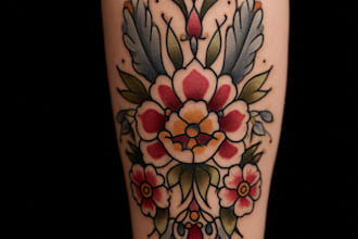 create unique realistic tattoo design