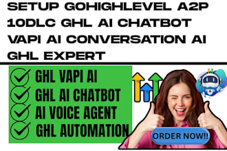 setup gohighlevel a2p 10dlc ghl ai chatbot vapi ai conversation ai ghl expert