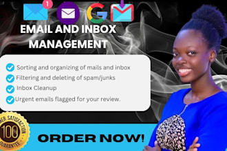 manage and organize your email inbox as a virtual assistant