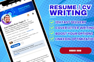write a professional resume using my successful HR manager experience