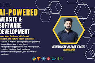develop your custom ai website and software