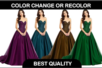 color correction and color change of everything in photoshop