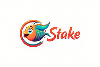 do fish mascot logo for your company