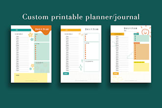 make elegant journal or planner designs