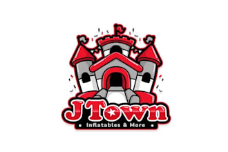 make superior new bouncy house inflatable business logo