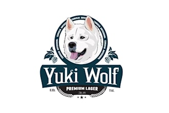 design vibrant memorable wolf beer logo