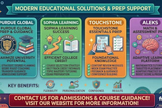do your sophia, wgu, aleks, and writing tasks to perfection
