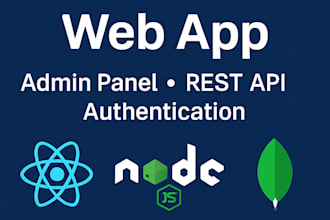 develop a full stack mern web application with admin panel