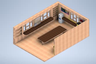 design custom furniture and parts with 3d cad modeling