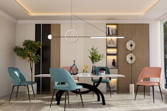 do interior design and provide realistic renders and walkthrough