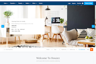 build real estate idx website, vacation short term rental website, houzez theme