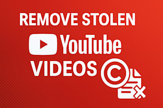 remove copyrighted content or file a youtube takedown