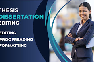 format and proofread your thesis, dissertation or research paper