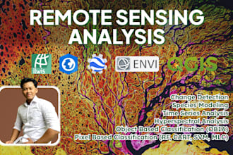 analyze remote sensing imagery and gis mapping with satellite data