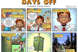 create a comic strip for you