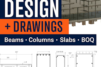 design rcc concrete building structures with detailed drawings