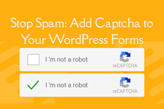 add , and fix captcha or recaptcha website form to stop spam