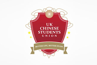 design top quality chinese students union logo