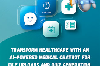 build ai rag medical chatbot file upload and quiz generator