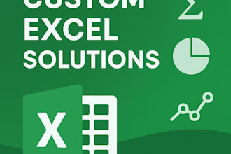 create custom excel dashboards and automation