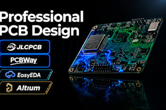 design a professional pcb ready for manufacturing and assembly