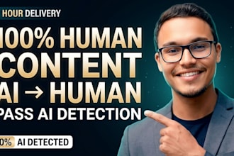humanize ai content, edit ai content into natural blogs in 2hrs