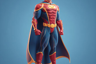design your custom superhero or villain character
