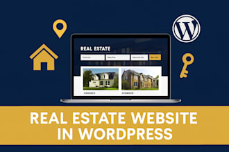 create real estate website with property listings