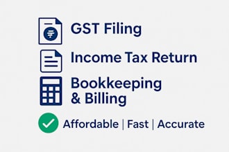 gst, itr, and accounting services