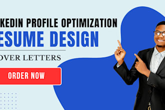write CV, resume, coverletter and optimize linkedin profile